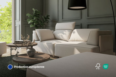 Canapé modulable Louis M avec fonction sommeil
