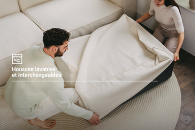 Canapé modulaire Mike avec fonction lit