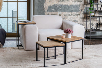 Revêtement tissu - Canapé modulable Nina S