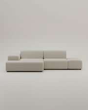 Canapé d'angle modulaire Nina 4 places avec fonction couchage