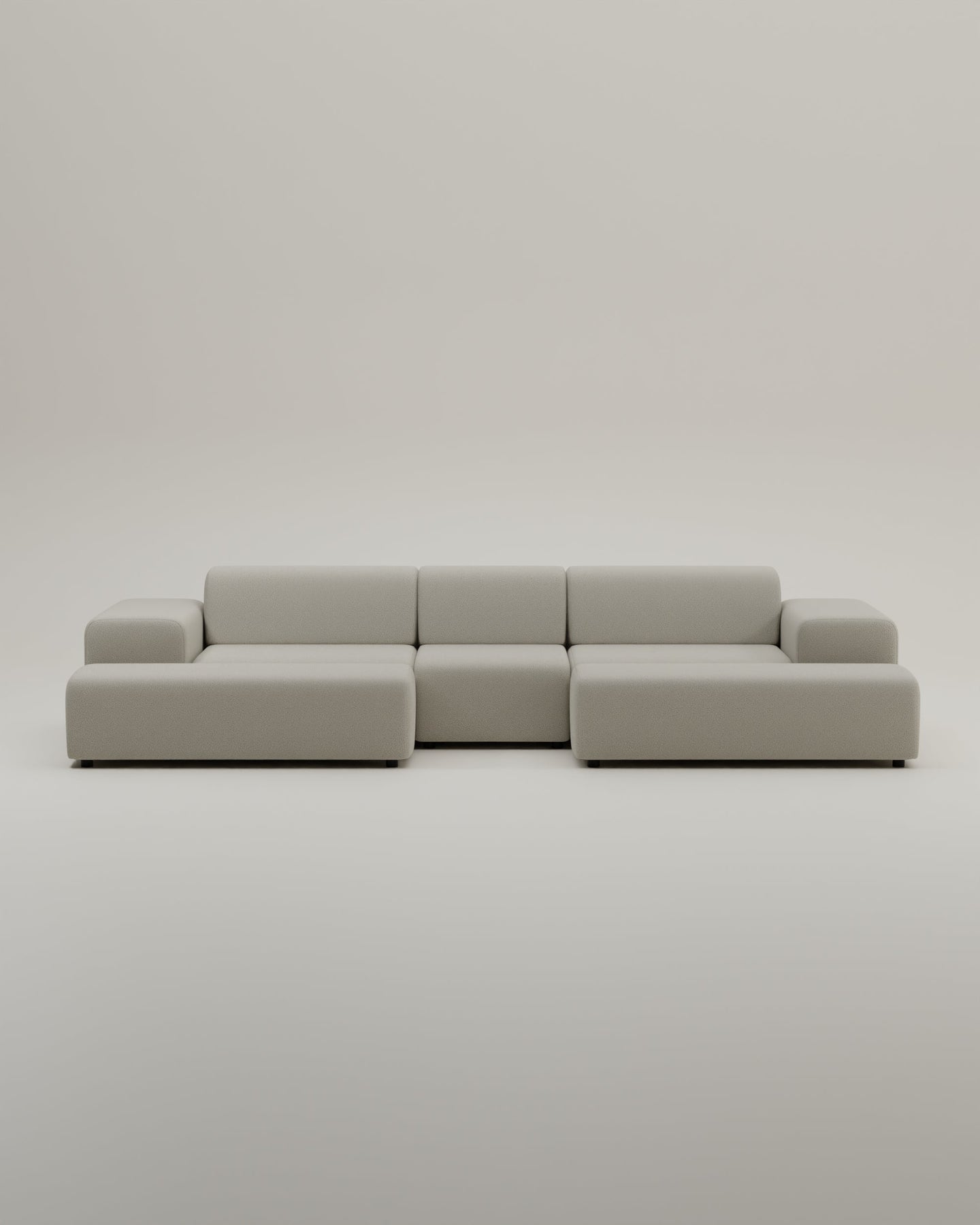 Canapé modulaire Nina en forme de U / ensemble de salon avec fonction couchage