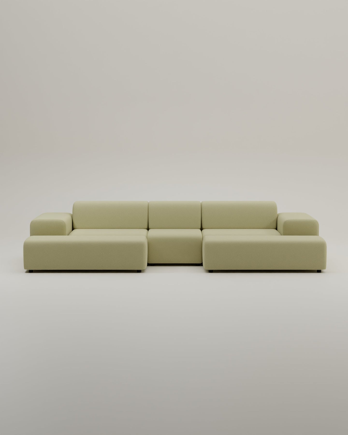 Canapé modulaire Nina en forme de U / ensemble de salon avec fonction couchage