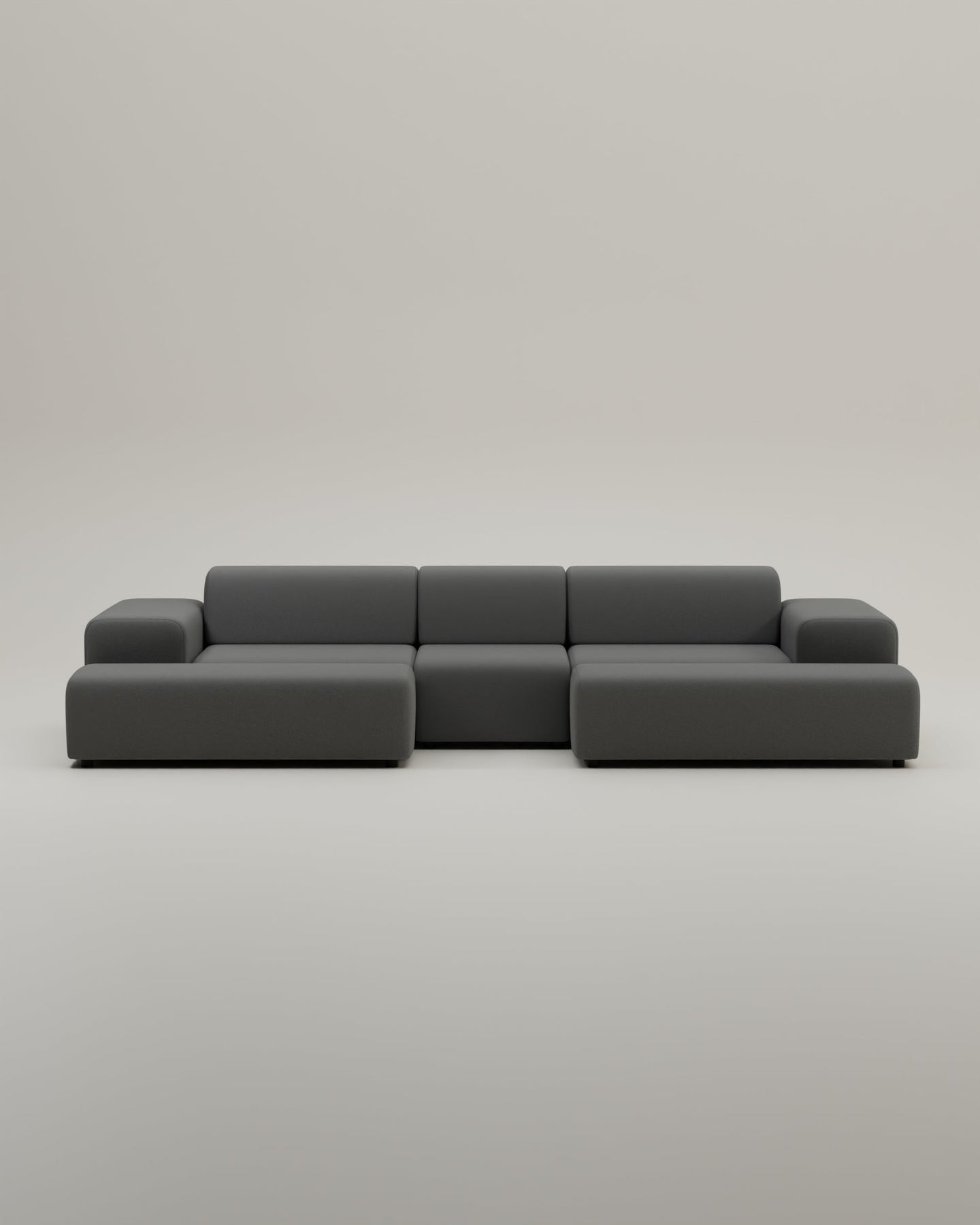 Canapé modulaire Nina en forme de U / ensemble de salon avec fonction couchage