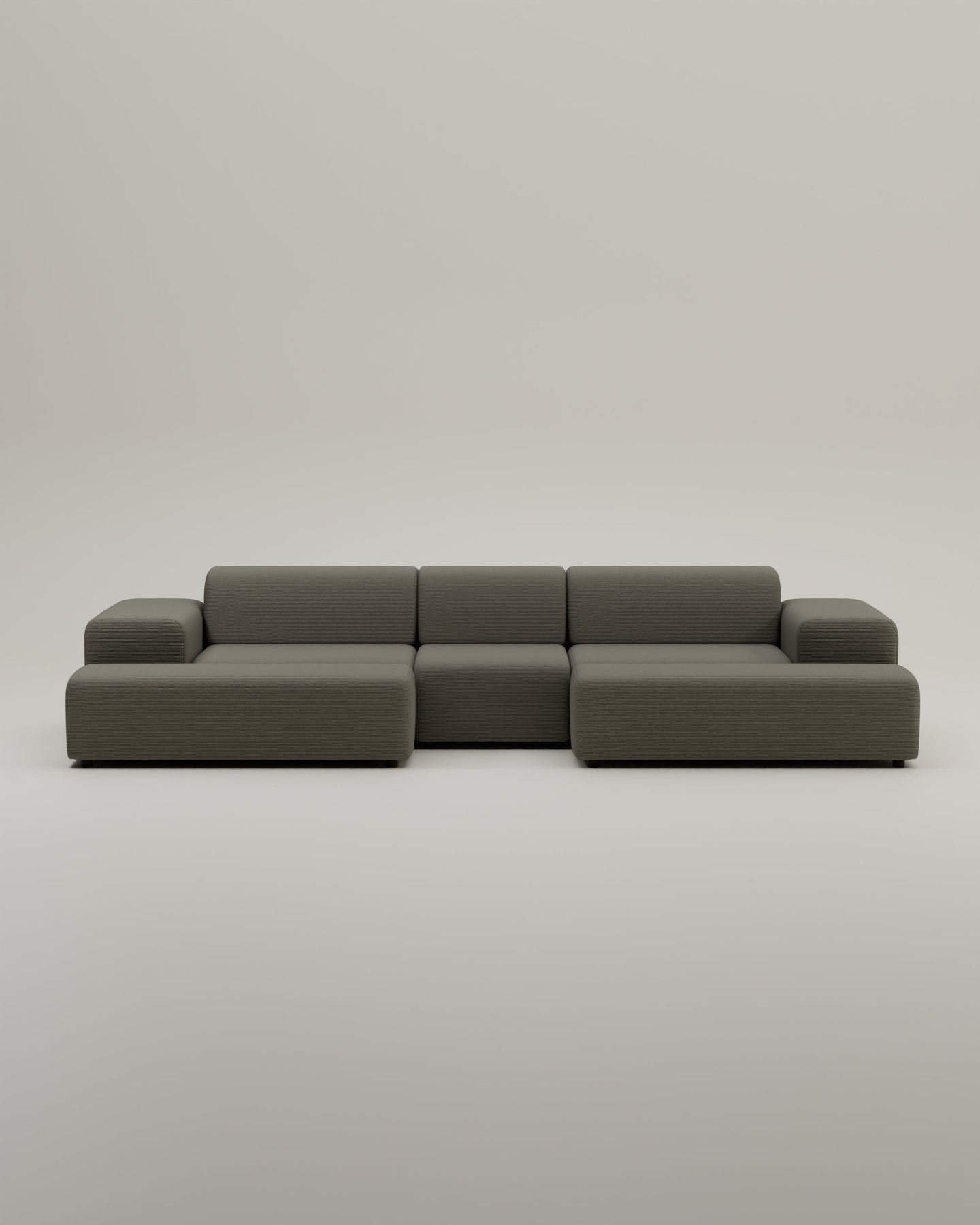 Canapé modulaire Nina en forme de U / ensemble de salon avec fonction couchage