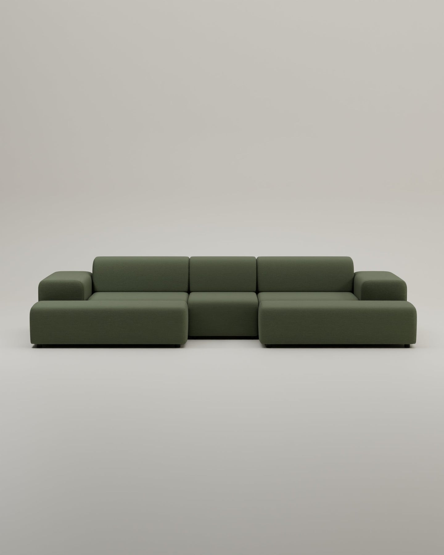 Canapé modulaire Nina en forme de U / ensemble de salon avec fonction couchage