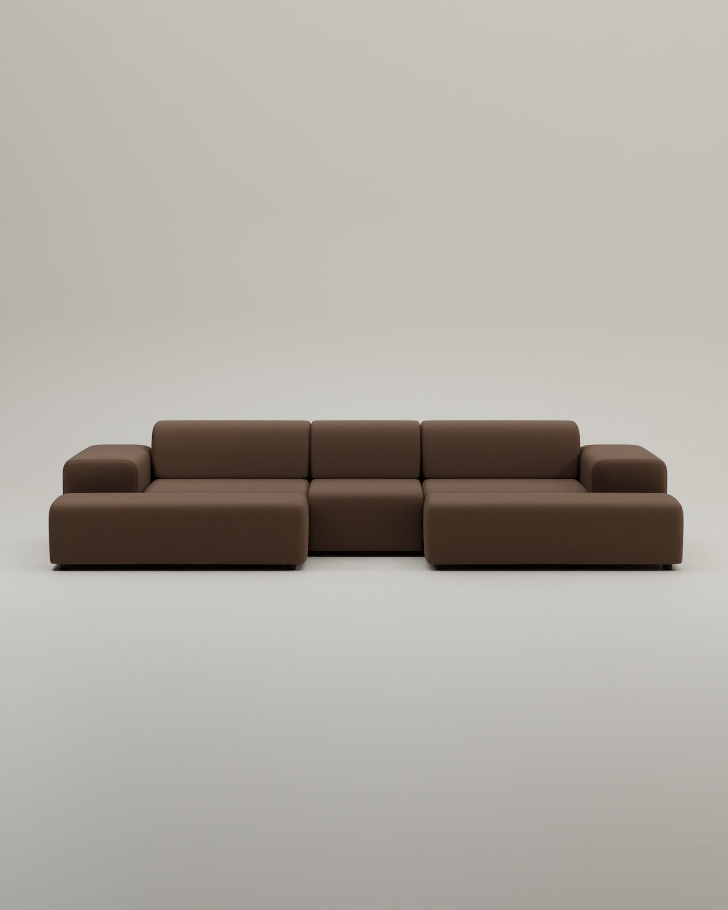 Canapé modulaire Nina en forme de U / ensemble de salon avec fonction couchage
