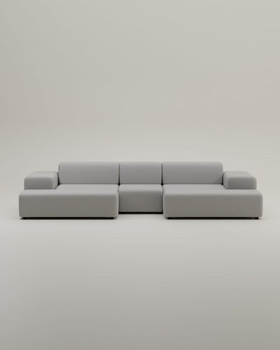 Canapé modulaire Nina en forme de U / ensemble de salon avec fonction couchage