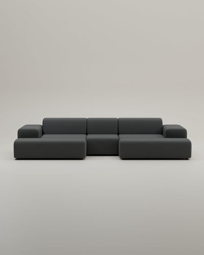Canapé modulaire Nina en forme de U / ensemble de salon avec fonction couchage