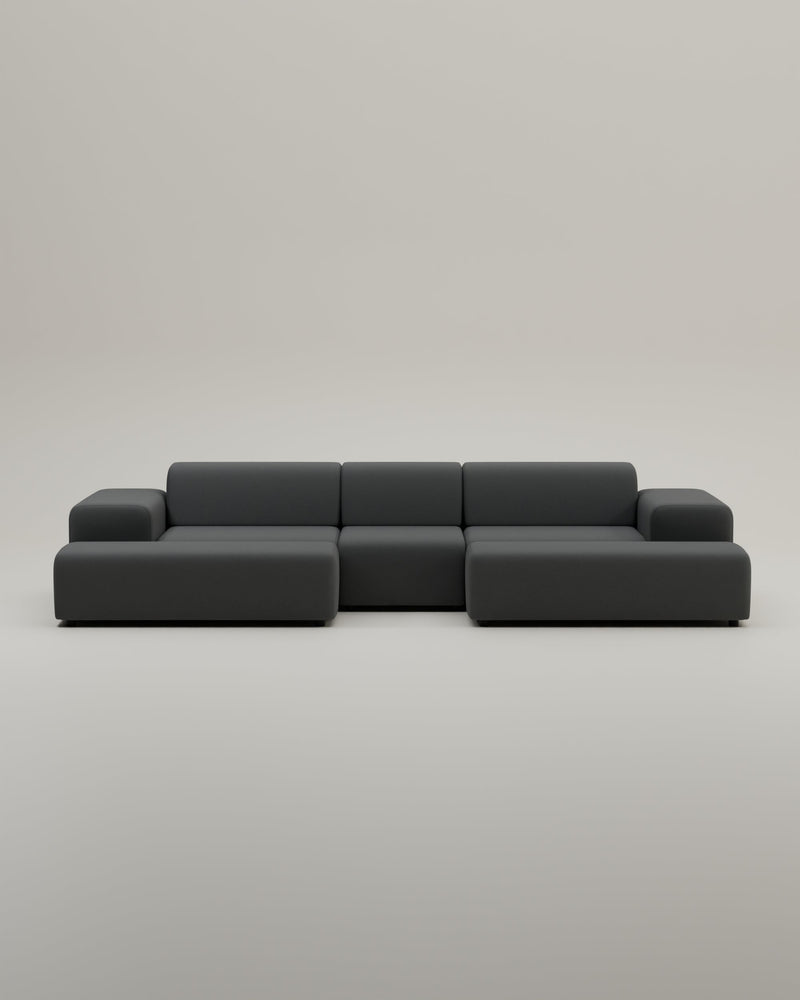 Canapé modulaire Nina en forme de U / ensemble de salon avec fonction couchage