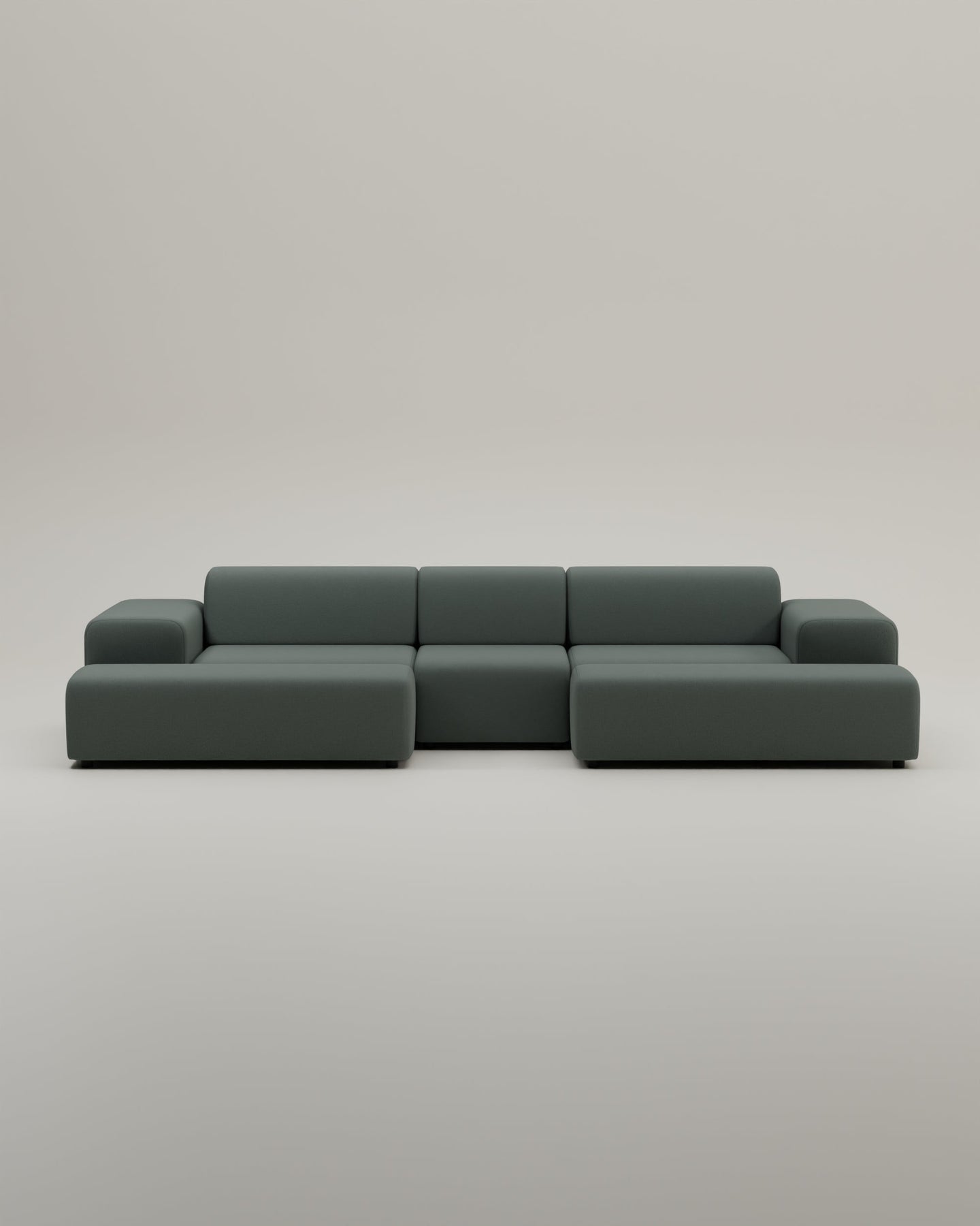 Canapé modulaire Nina en forme de U / ensemble de salon avec fonction couchage