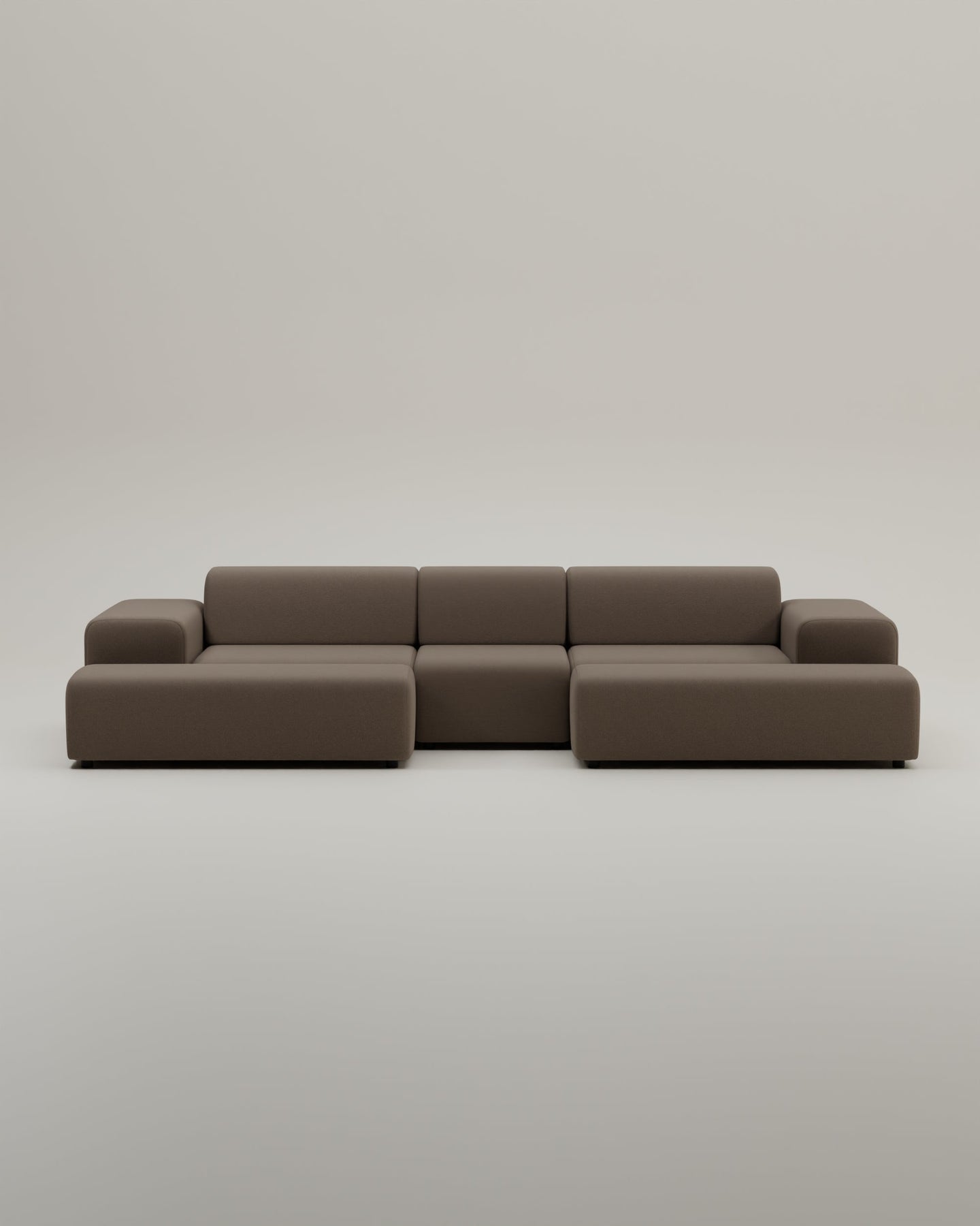 Canapé modulaire Nina en forme de U / ensemble de salon avec fonction couchage
