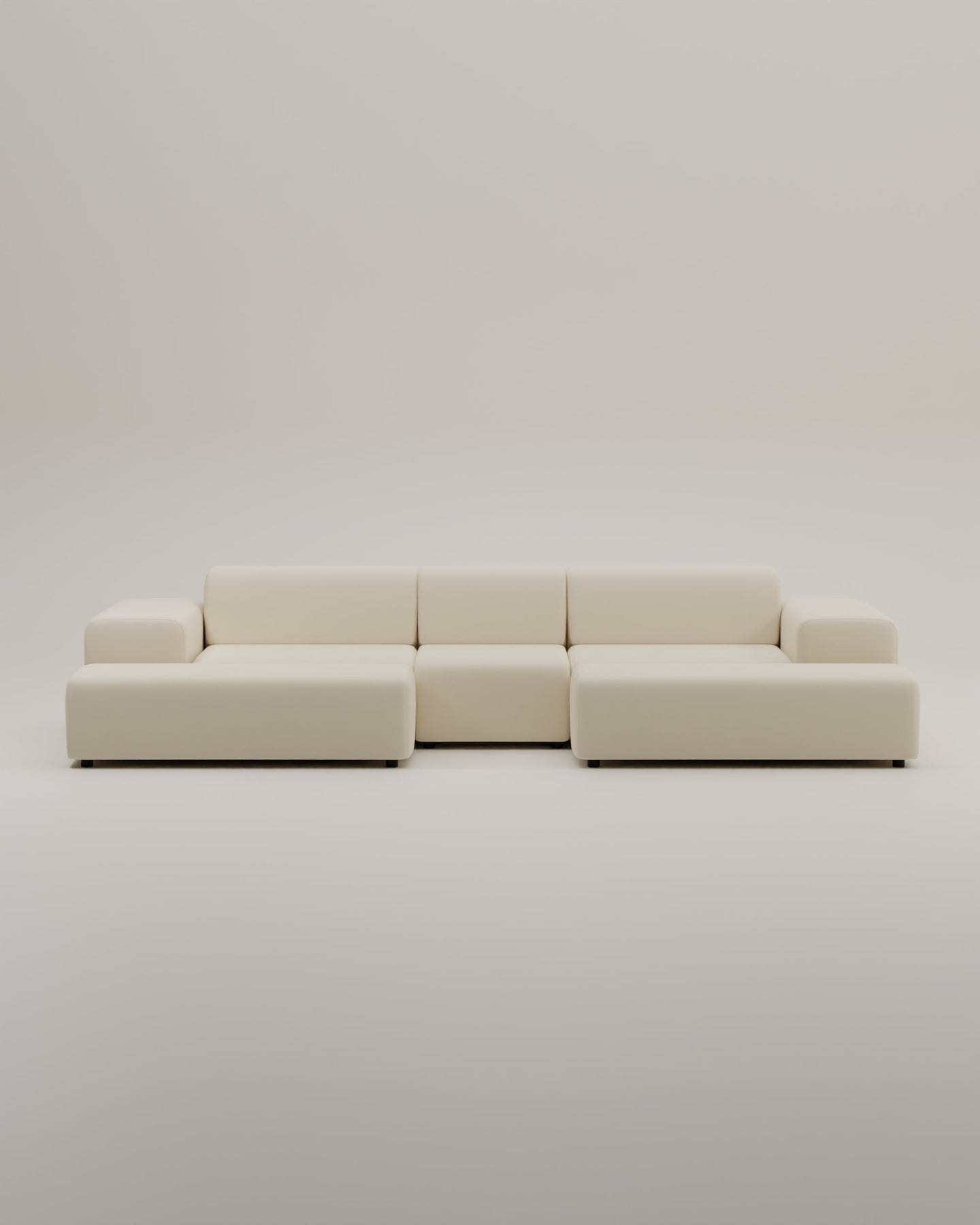 Canapé modulaire Nina en forme de U / ensemble de salon avec fonction couchage