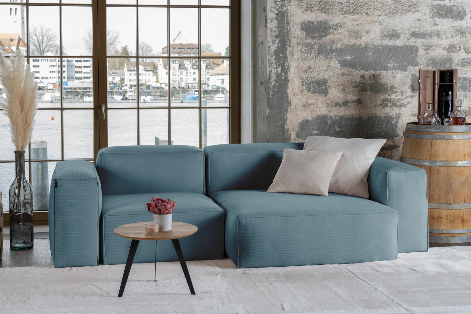 Revêtement tissu - Canapé modulable Harvey S