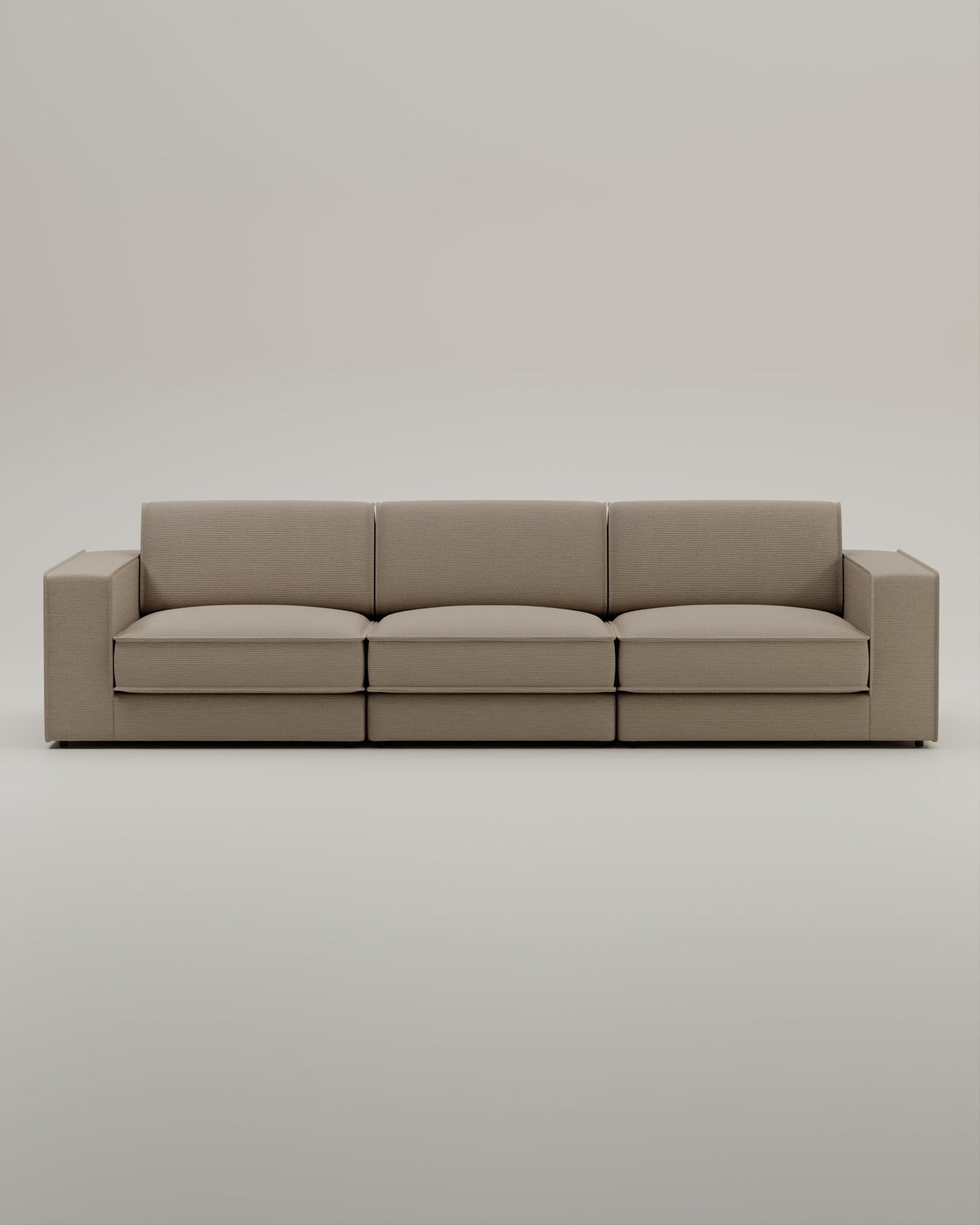 Canapé modulable Terra 3 places avec fonction couchage