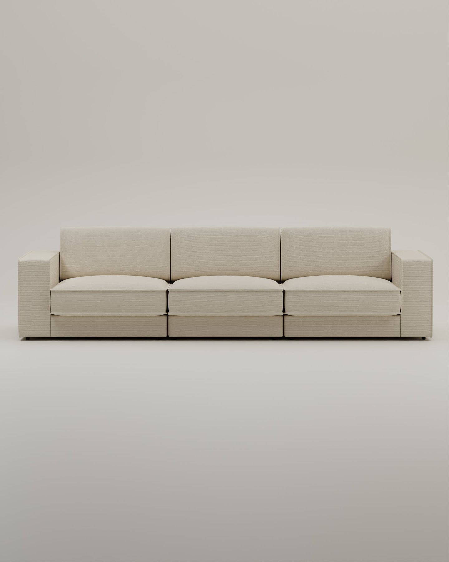 Canapé modulable Terra 3 places avec fonction couchage