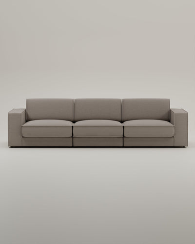 Canapé modulable Terra 3 places avec fonction couchage