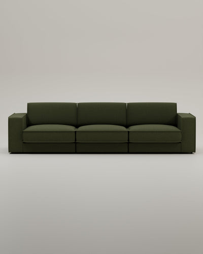 Canapé modulable Terra 3 places avec fonction couchage