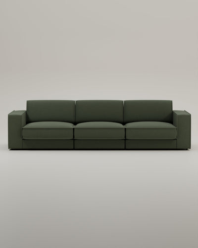 Canapé modulable Terra 3 places avec fonction couchage
