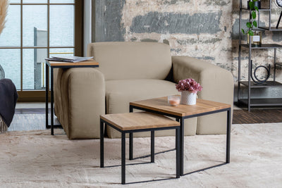 Revêtement tissu - Canapé modulable Nina S