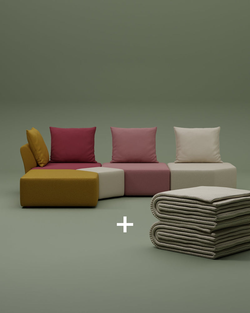 Édition spéciale Berry – canapé modulable Katrina