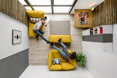 Canapé modulable Samantha avec fonction sommeil