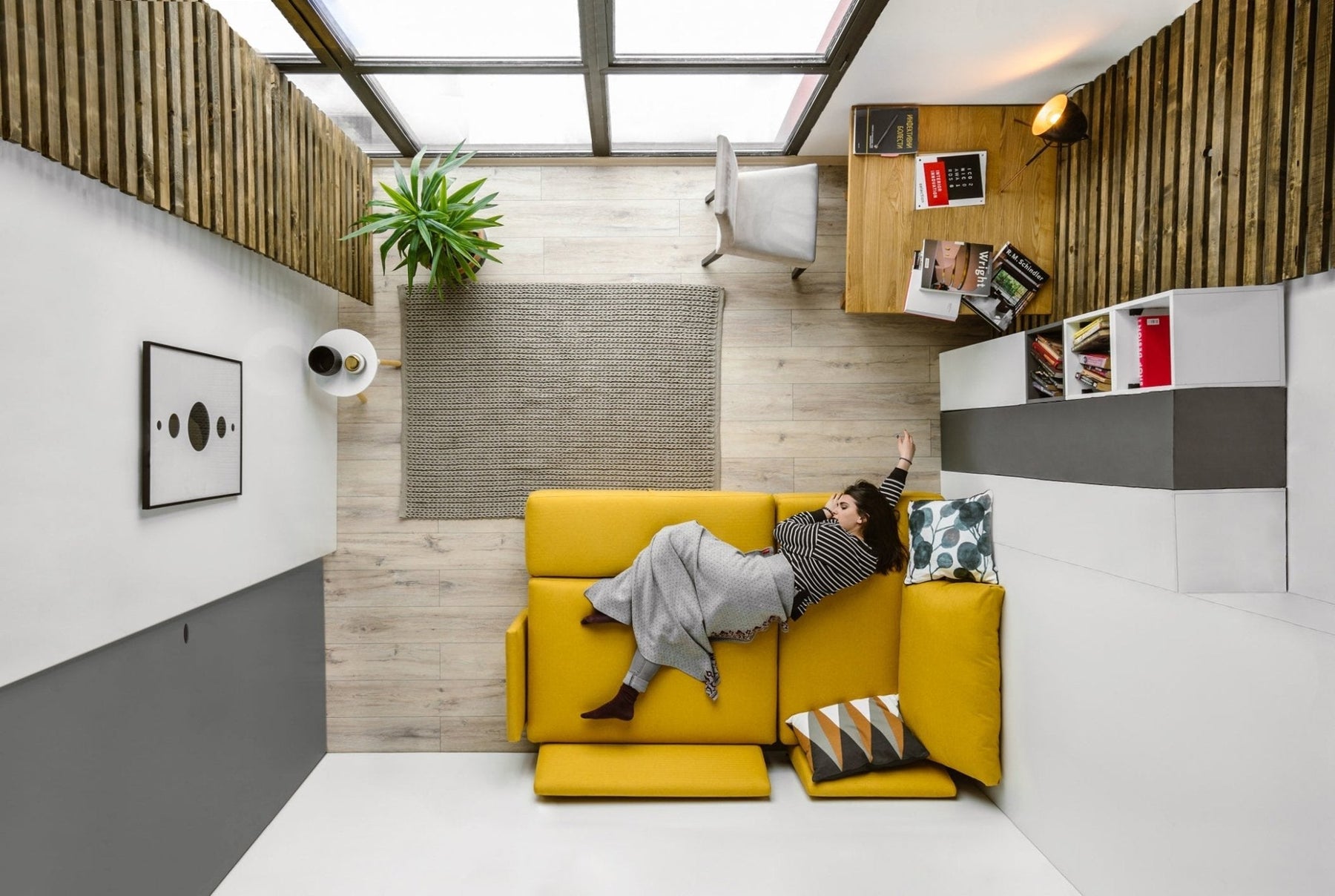 Canapé modulable Samantha avec fonction sommeil