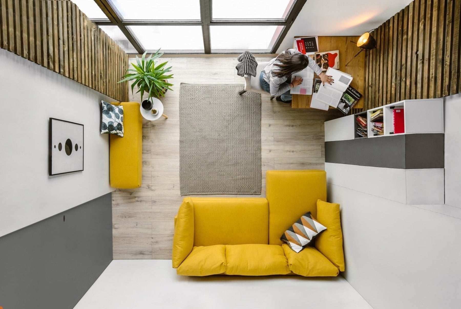 Canapé modulable Samantha avec fonction sommeil