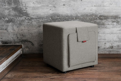 Ottoman & tabouret Scottie