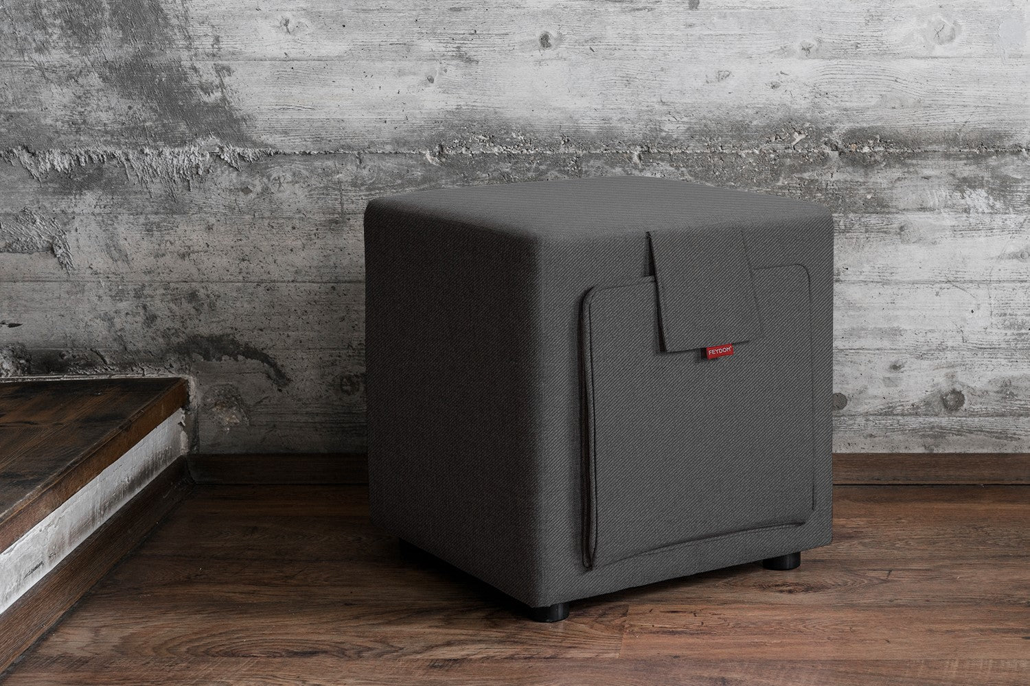 Ottoman & tabouret Scottie