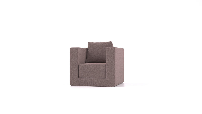 Canapé-fauteuil modulable Alex avec fonction sommeil - Tissu Nova