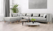 Modulares Sofa Jenny mit Schlaffunktion - Creme-Mollia - Livom